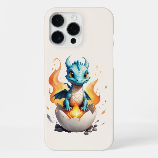 Coque iPhone 16 Pro Max Naissance de bébé dragon Fantastique (Verso)