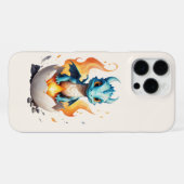 Coque iPhone 16 Pro Max Naissance de bébé dragon Fantastique (Verso Horizontal)