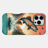 Coque iPhone 16 Pro Max Nature extérieure de la truite (Verso Horizontal)