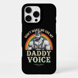 Coque iPhone 16 Pro Max Ne me force pas à utiliser ma voix de papa Gay LGB