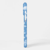 Coque iPhone 16 Pro Max Neige hivernale (Côté gauche)
