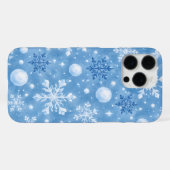 Coque iPhone 16 Pro Max Neige hivernale (Verso Horizontal)