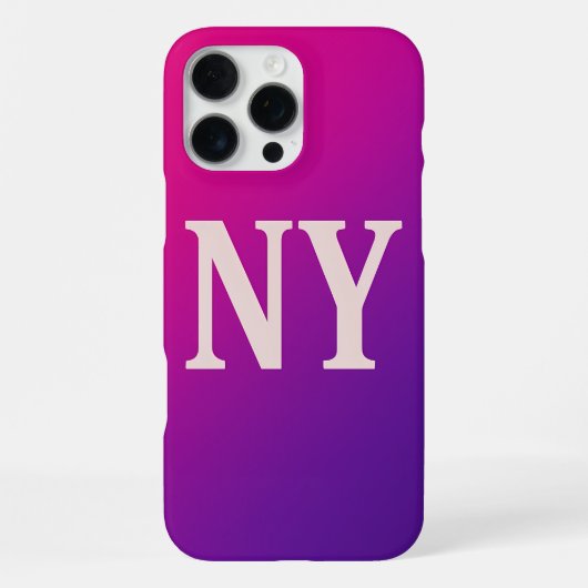 Coque iPhone 16 Pro Max Neon Skyline NY - Bold & Chic (Verso)