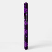 Coque iPhone 16 Pro Max Neon Snowflakes (Côté gauche)