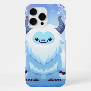 Coque iPhone 16 Pro Max Noël mignon/yeti d'hiver