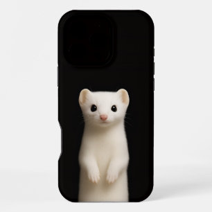 Coque iPhone 16 Pro Max Noir 4 Luxe iPhone 16 Pro Max, Ermine Élégant