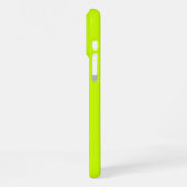 Coque iPhone 16 Pro Max Nom Azure 3D vert printemps | Funky Lime Jaune (Côté gauche)