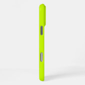 Coque iPhone 16 Pro Max Nom Azure 3D vert printemps | Funky Lime Jaune (Côté droit)