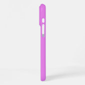 Coque iPhone 16 Pro Max Nom Azure Turquoise 3D | Drôle Violet (Côté gauche)