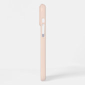 Coque iPhone 16 Pro Max nom de pêche unique initiales monogramme (Côté gauche)