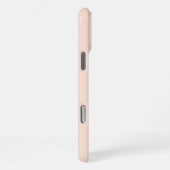 Coque iPhone 16 Pro Max nom de pêche unique initiales monogramme (Côté droit)