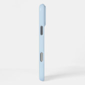 Coque iPhone 16 Pro Max nom monographique unique bleu ciel et blanc initia (Côté droit)