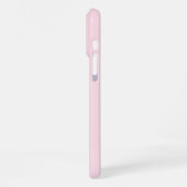 Coque iPhone 16 Pro Max Noms de monogramme rose rouge moderne (Côté gauche)