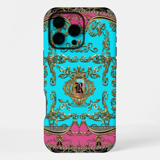 Coque iPhone 16 Pro Max Nora Monogramme Délicat (Verso)