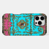 Coque iPhone 16 Pro Max Nora Monogramme Délicat (Verso Horizontal)