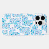 Coque iPhone 16 Pro Max Notes de musique rayures verticales (Verso Horizontal)