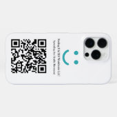 Coque iPhone 16 Pro Max Numéro de téléphone (Verso Horizontal)