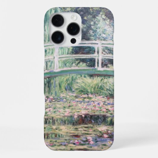 Coque iPhone 16 Pro Max Nymphéas blancs | Claude Monet (Verso)