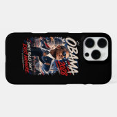 Coque iPhone 16 Pro Max Obama 2028 Puisque les règles n'existent plus (Verso Horizontal)