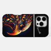 Coque iPhone 16 Pro Max Œil d'aigle de couleur (Verso Horizontal)