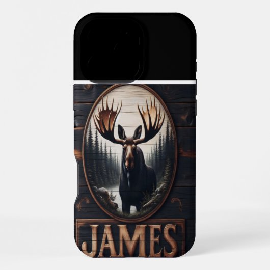 Coque iPhone 16 Pro Max Oie Dans Le Bois (Verso)
