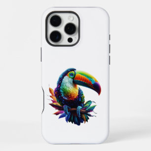 Coque iPhone 16 Pro Max Oiseau Toucan - Art de la nature tropicale