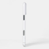 Coque iPhone 16 Pro Max Or Floral Monogramme Script Chic Blanc Doré (Côté droit)