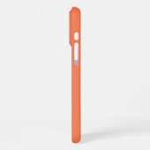 Coque iPhone 16 Pro Max Orange Bleu Ton Sur Ton (Côté gauche)