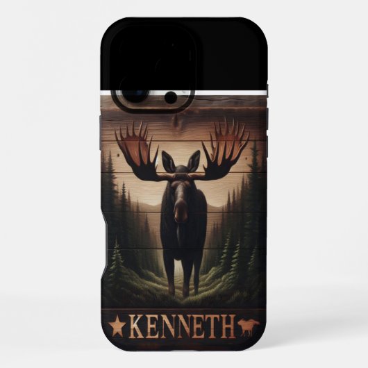 Coque iPhone 16 Pro Max Orignal des bois de Kenneth (Verso)