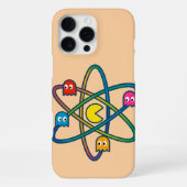 Coque iPhone 16 Pro Max Pac-Atomic Universe – Retro Gaming Art Sticker (Verso)