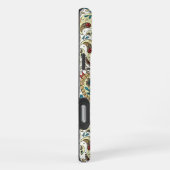Coque iPhone 16 Pro Max Paisers en jaune/brun et blanc (Côté droit)