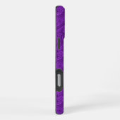 Coque iPhone 16 Pro Max Paisley Violet (Côté droit)