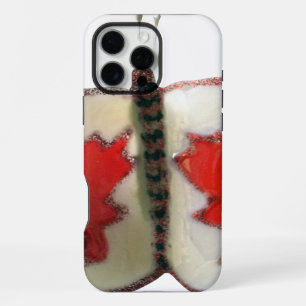 Coque iPhone 16 Pro Max Papillon du drapeau canadien "Monarque feuille d'é