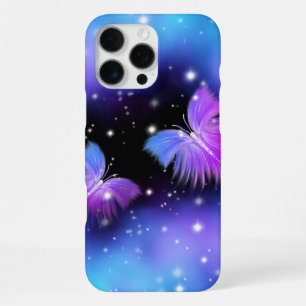 Coque iPhone 16 Pro Max Papillons de fantaisie spatiale cosmique