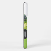 Coque iPhone 16 Pro Max Parcours de golf pittoresque Nom du monogramme (Côté droit)
