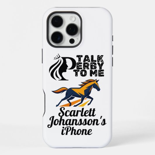 Coque iPhone 16 Pro Max Parle Derby à Moi (Verso)