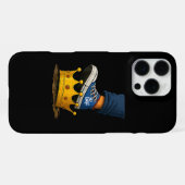 Coque iPhone 16 Pro Max Pas de chaussure de roi sur la couronne (Verso Horizontal)
