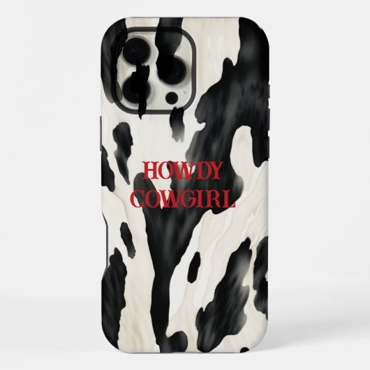 Coque iPhone 16 Pro Max Pays occidental de vaches d'élevage (Verso)