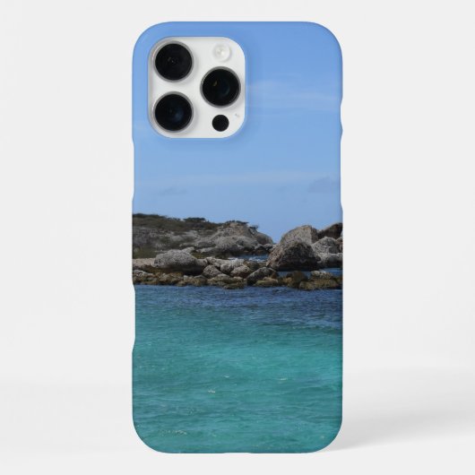 Coque iPhone 16 Pro Max Paysage marin des Caraïbes (Verso)