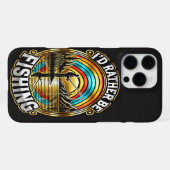 Coque iPhone 16 Pro Max Pêche au coucher du soleil serein (Verso Horizontal)