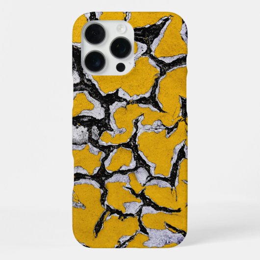 Coque iPhone 16 Pro Max Peinture roulotte jaune cramé (Verso)