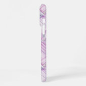 Coque iPhone 16 Pro Max Perle Rose Violet (Côté gauche)