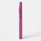 Coque iPhone 16 Pro Max Perles Blanches Glam Pink (Côté gauche)