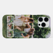 Coque iPhone 16 Pro Max Personalized Family & Friends 4 Photo (Verso Horizontal)