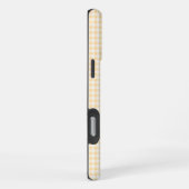 Coque iPhone 16 Pro Max Petite Gingham Signature Beige (Côté droit)
