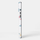 Coque iPhone 16 Pro Max Petites Fleurs Délicates aux Couleurs Pastel (Côté gauche)