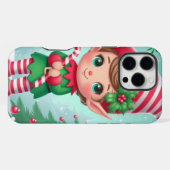 Coque iPhone 16 Pro Max Petits lutins de Noël  (Verso Horizontal)