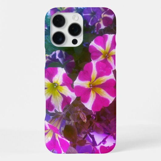 Coque iPhone 16 Pro Max Pétunias (Verso)