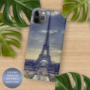 Coque iPhone 16 Pro Max Photo élégante vintage de la Tour Eiffel Paris Fra