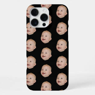 Coque iPhone 16 Pro Max Photo personnalisée Motif visage bébé personnalisé